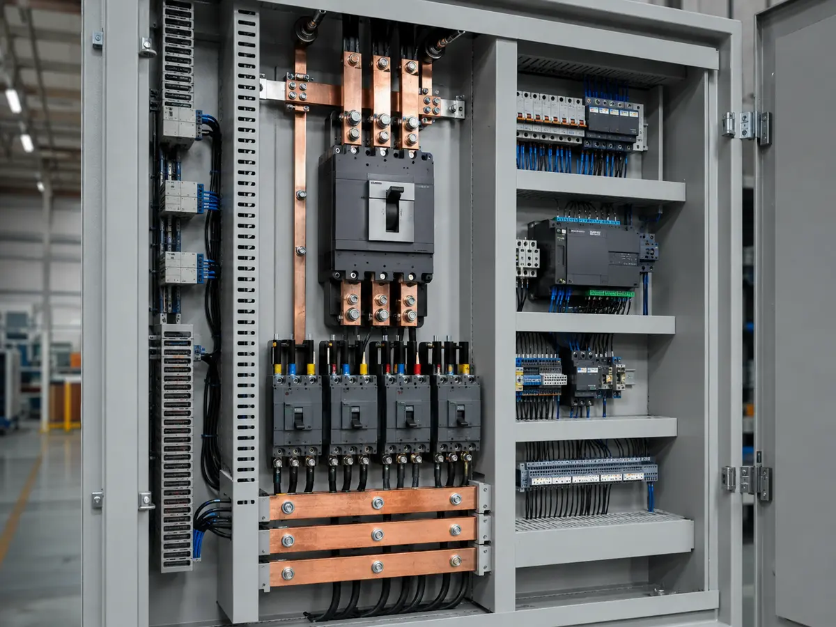 Distribution Panel Boards — representative engineered internal detail